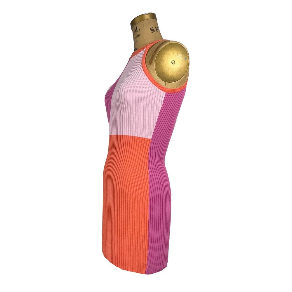 Pink Halter Mini Dress - Picture 7 of 8
